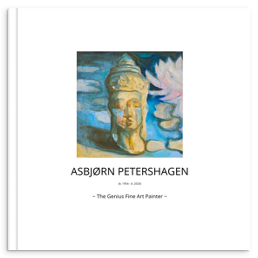 Asbjørn Petershagen - The Genius Fine Art painter - Hardcover Photo Book