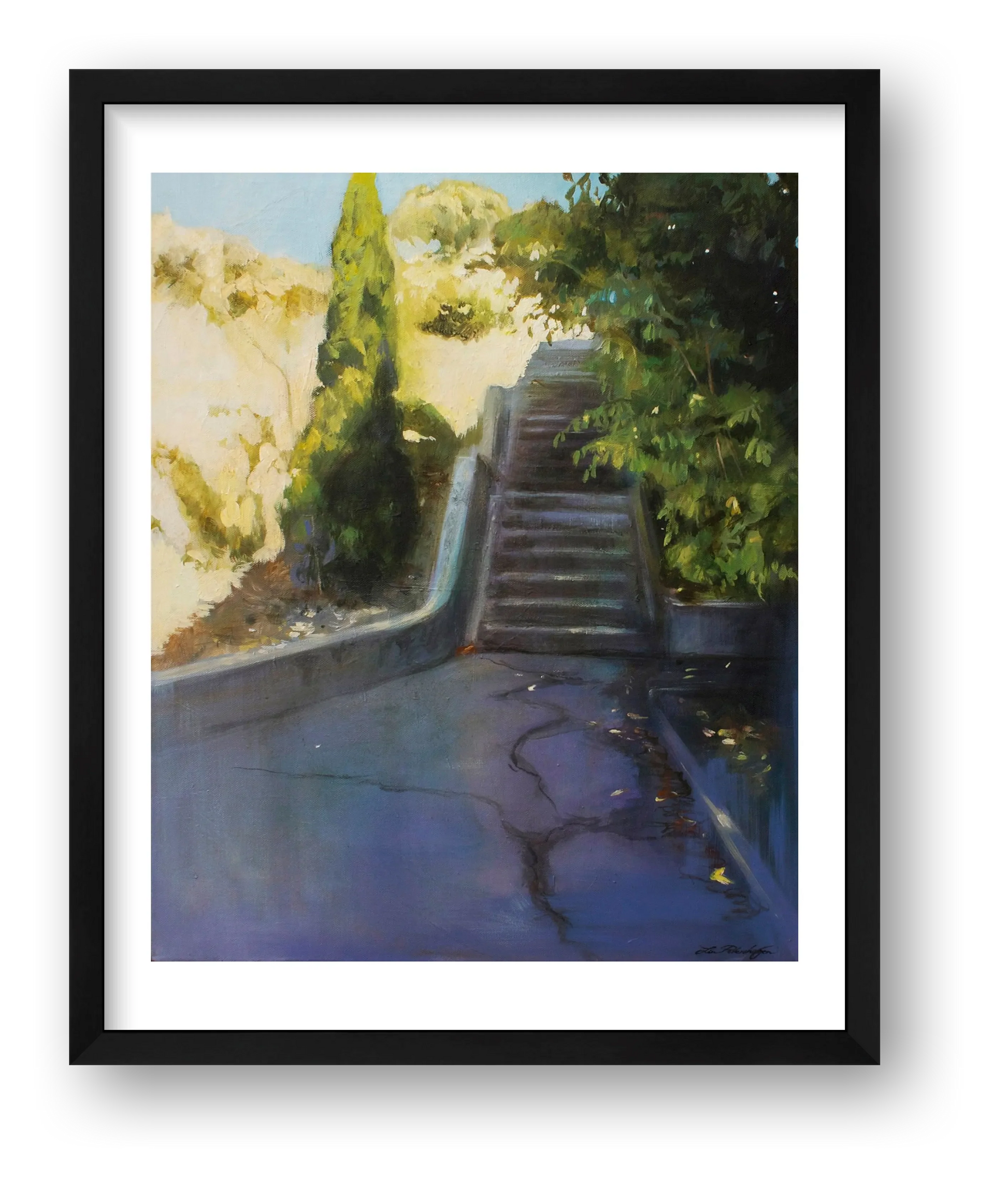 “Avenue Gravier - The Shortcut” — framed