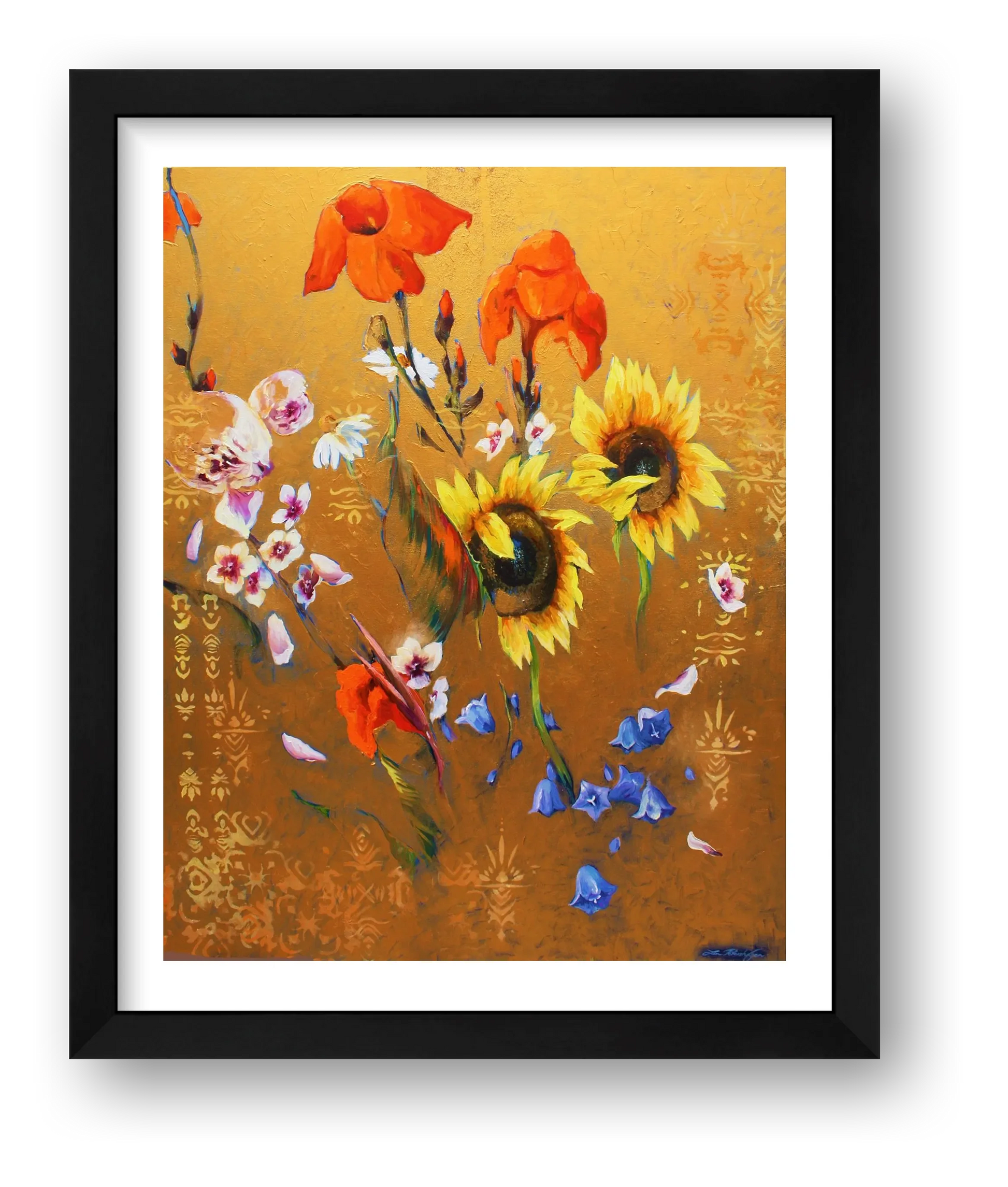 Sungolden — framed