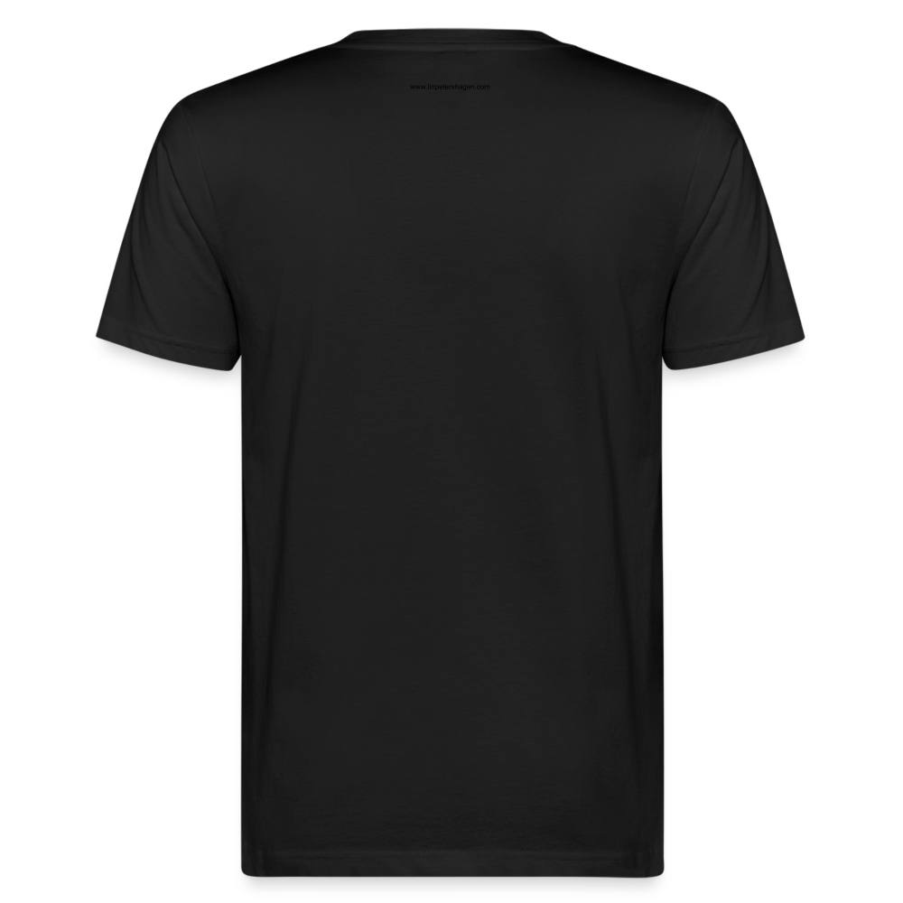 «les 4 Pigeons» Art print on Men's Organic T-Shirt 100% Coton - black